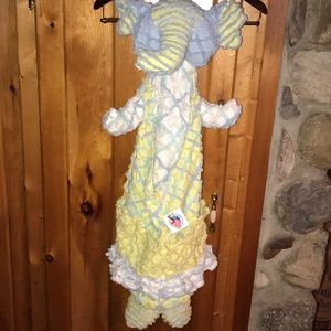 New CHENANIMAL Chenille Elephant Clothes Holder